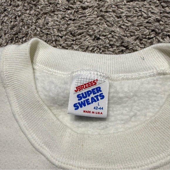 IU Hoosiers vintage crewneck sweatshirt large 90s USA made Indiana U - Picture 4 of 7